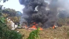 ಕೊಲಂಬಿಯಾದಲ್ಲಿ ಸೇನಾ ವಿಮಾನ ಪತನ, 30ಕ್ಕೂ ಅಧಿಕ ಮಂದಿ ಸಾವು