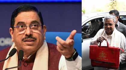 ಲೆಕ್ಕರಾಮಯ್ಯ ಅಲ್ಲ ಸಾಲರಾಮಯ್ಯ: ಸಿದ್ದರಾಮಯ್ಯ ಬಜೆಟ್​​ಗೆ ಜೋಶಿ ವ್ಯಂಗ್ಯ!