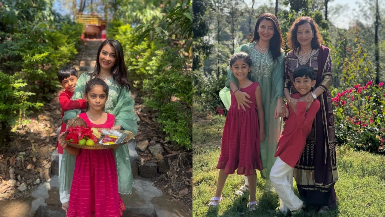 ಯಶ್ ಪತ್ನಿ ರಾಧಿಕಾ ಪಂಡಿತ್ ಅವರು ಮಕ್ಕಳ ಜೊತೆಗೆ ಯುಗಾದಿ ಹಬ್ಬ ಆಚರಣೆ ಮಾಡಿದ್ದಾರೆ. ಮಕ್ಕಳೊಂದಿಗೆ ದೇವಾಲಯಕ್ಕೆ ತೆರಳಿದ್ದು, ಚಿತ್ರಗಳನ್ನು ಸಹ ಅವರು ಹಂಚಿಕೊಂಡಿದ್ದಾರೆ.