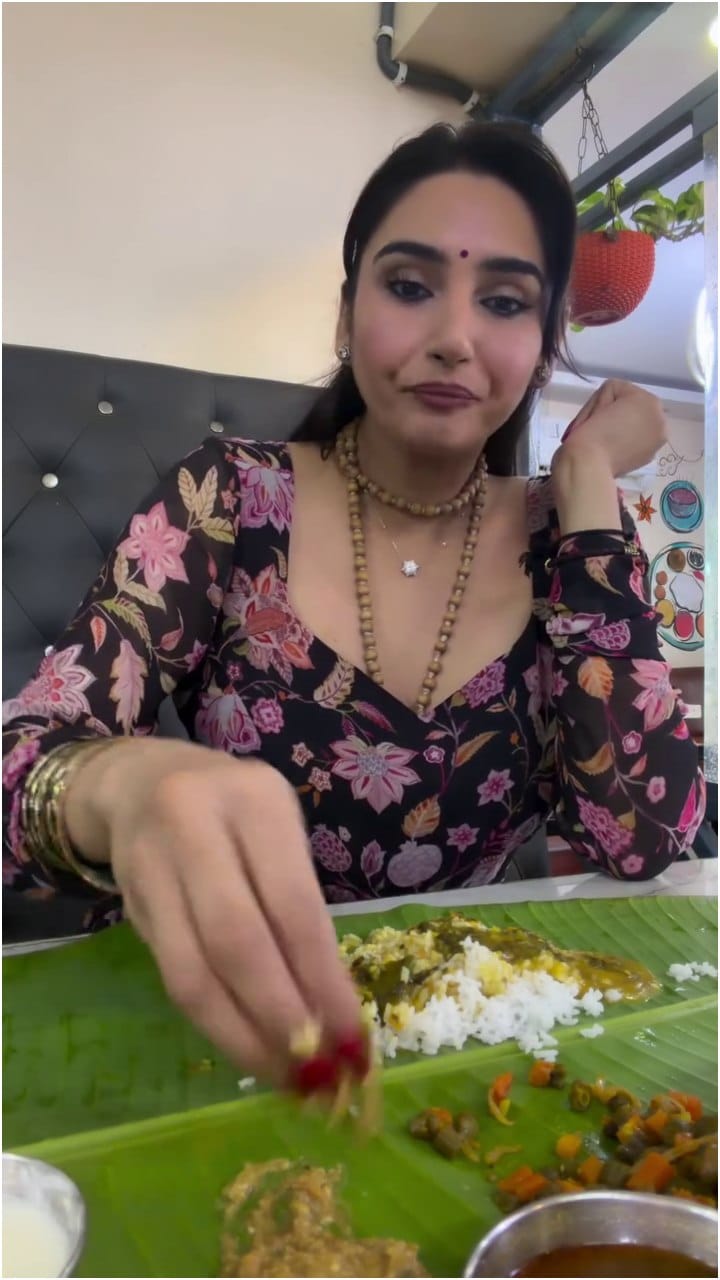 ಸೌತ್​​ ಇಂಡಿಯನ್​ ಮೀಲ್ಸ್ ಅಂದ್ರೆ ರಾಗಿಣಿಗೆ ಬಲು ಇಷ್ಟ