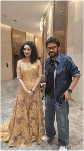 ರಾಗಿಣಿ, ವೆಂಕಟೇಶ್ ವಿಶೇಷ ಭೇಟಿ