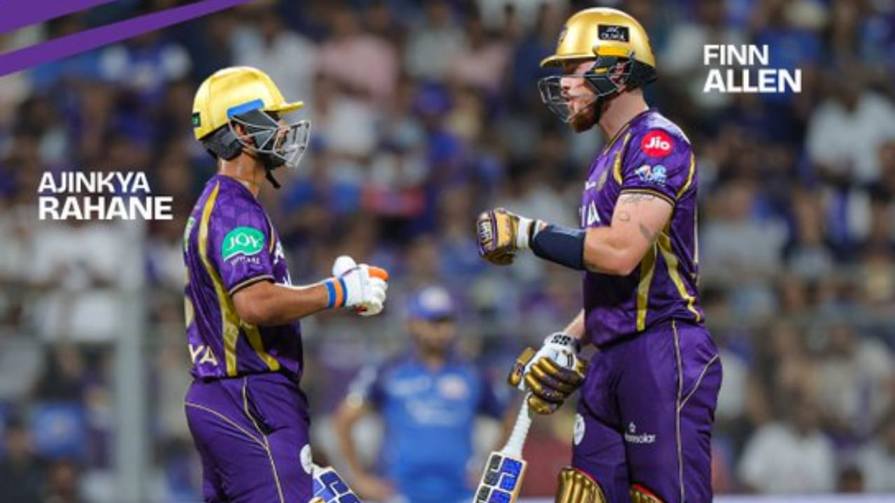 MI vs KKR: ಬಲಿಷ್ಠ ಮುಂಬೈ ಬೌಲಿಂಗ್​ನ ಧೂಳಿಪಟ ಮಾಡಿದ ರಹಾನೆ- ಅಲೆನ್