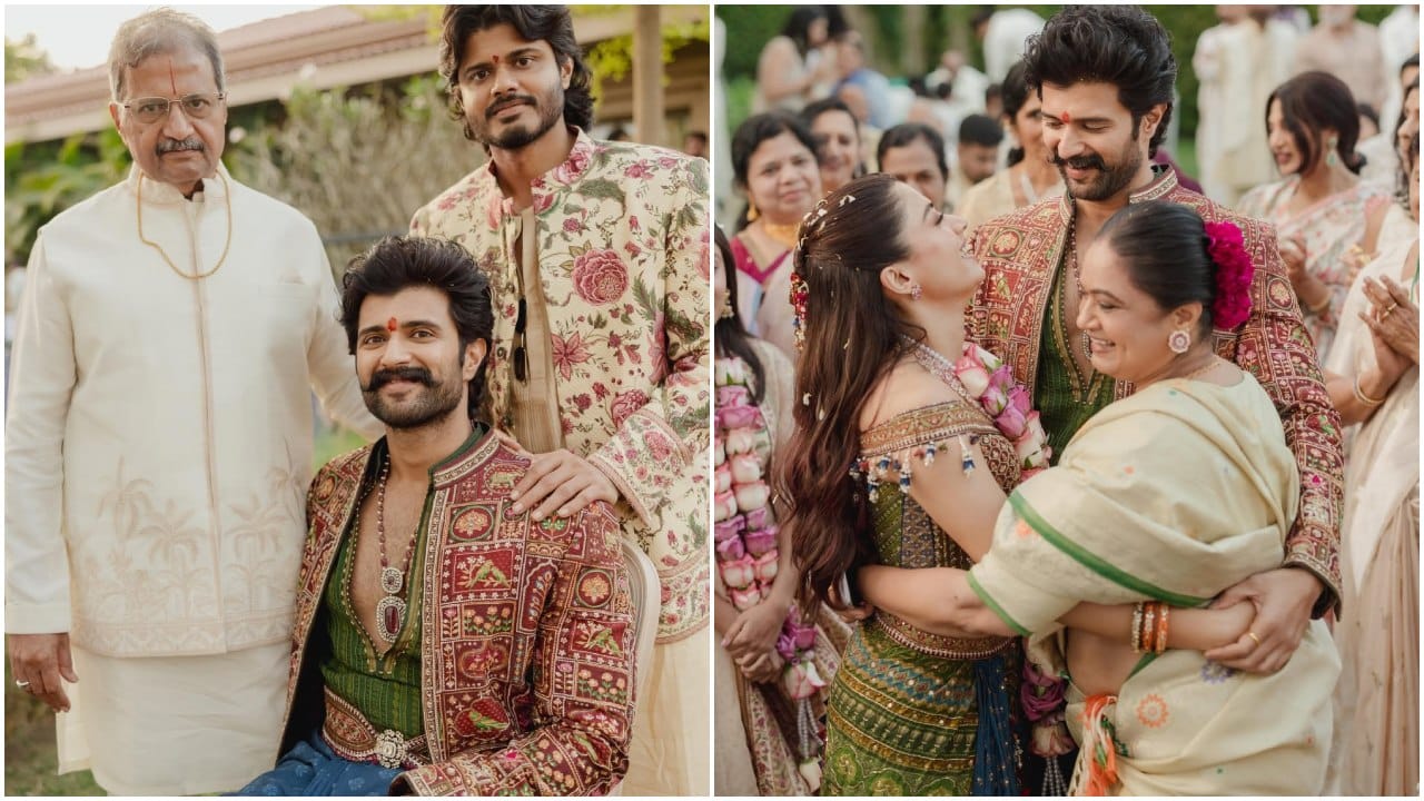 ರಶ್ಮಿಕಾ ಮಂದಣ್ಣ ಹಾಗೂ ವಿಜಯ್ ದೇವರಕೊಂಡ ವಿವಾಹ ಫೆಬ್ರವರಿ 26ರಂದು ಅದ್ದೂರಿಯಾಗಿ ನಡೆಯಿತು. ಉದಯಪುರದಲ್ಲಿ ಮದುವೆ ಶಾಸ್ತ್ರಗಳು ನೆರವೇರಿದವು. ಈ ಫೋಟೋಗಳನ್ನು ರಶ್ಮಿಕಾ ಈ ಮೊದಲು ಹಂಚಿಕೊಂಡಿದ್ದರು. 