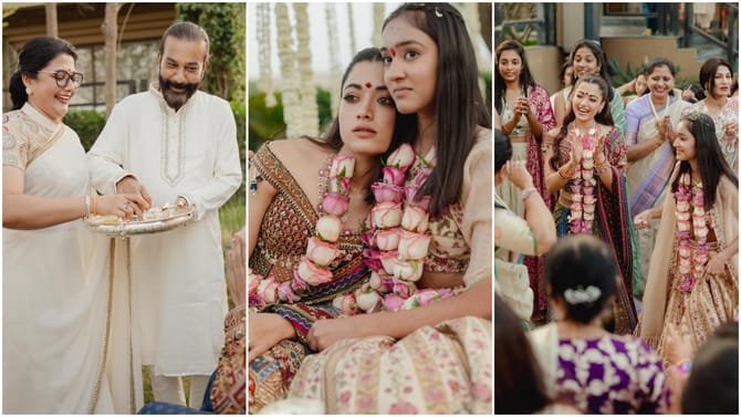 ಮದುವೆಯ ಹೊಸ ಫೋಟೋ ಶೇರ್ ಮಾಡಿದ ರಶ್ಮಿಕಾ-ವಿಜಯ್; ಸಖತ್ ಕಲರ್​​ಫುಲ್