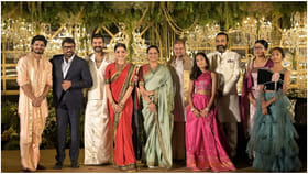 ಹೇಗಿದ್ದಾರೆ ನೋಡಿ ರಶ್ಮಿಕಾ ತಂದೆ-ತಾಯಿ, ತಂಗಿ; ರಿಸೆಪ್ಶನ್​ ಫೋಟೋಸ್