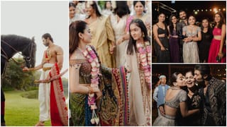 ನಟಿ ಸಂಜನಾ ಬುರ್ಲಿಗೆ ತಾಳಿ ಕಟ್ಟಿ ಪ್ರೀತಿಯಿಂದ ಕೆನ್ನೆಗೆ ಮುತ್ತಿಟ್ಟ ಸಮರ್ಥ್