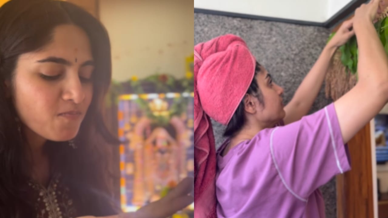 ನಟಿ ಖುಷಿ ಸಹ ಸಂಪ್ರದಾಯಬದ್ಧವಾಗಿ ಯುಗಾದಿ ಹಬ್ಬ ಆಚರಣೆ ಮಾಡಿದ್ದಾರೆ. ತಲೆಗೆ ಎಣ್ಣೆ ಹಚ್ಚಿಕೊಳ್ಳುವ ಮೂಲಕ ಅವರ ಯುಗಾದಿ ಆರಂಭಿಸಿ, ತಳಿರು ತೋರಣ ಕಟ್ಟಿ, ಹೋಳಿಗೆ, ಚಿತ್ರಾನ್ನ ಮಾಡಿ, ಬೇವು ಬೆಲ್ಲ ತಿಂದು ಹಬ್ಬ ಮಾಡಿದ್ದಾರೆ.