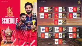 ಈ ತಂಡಗಳ ವಿರುದ್ಧ 2 ಪಂದ್ಯ; ಆರ್​ಸಿಬಿಯ ಪೂರ್ಣ ವೇಳಾಪಟ್ಟಿ ಹೀಗಿದೆ