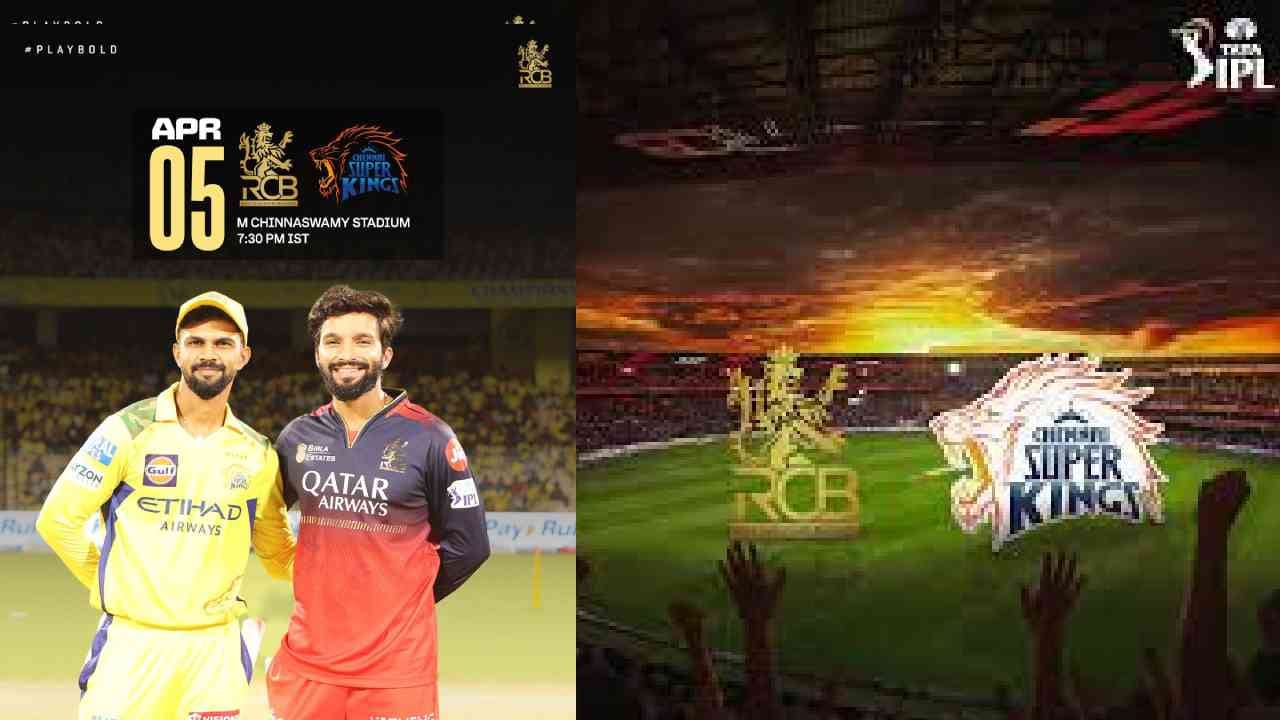 ಉದ್ಘಾಟನಾ ಪಂದ್ಯದ ನಂತರ ರಜತ್ ಪಾಟೀದಾರ್ ನೇತೃತ್ವದ ರಾಯಲ್ ಚಾಲೆಂರ್ಜ್ ಬೆಂಗಳೂರು ತಂಡ ತನ್ನ ಎರಡನೇ ಮ್ಯಾಚ್​​​ನಲ್ಲಿ ಚೆನ್ನೈ ಸೂಪರ್ ಕಿಂಗ್ಸ್ (ಸಿಎಸ್​​ಕೆ) ತಂಡವನ್ನು ಎದುರಿಸಲಿದೆ. ಈ ಪಂದ್ಯ ಏಪ್ರಿಲ್ 5ರ ಸಂಜೆ 7.30ಕ್ಕೆ ತವರು ಅಂಗಳ ಚಿನ್ನಸ್ವಾಮಿ ಸ್ಟೇಡಿಯಂನಲ್ಲಿ ನಡೆಯಲಿದೆ.