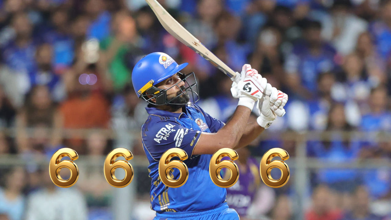 MI vs KKR: 6,6,6,6,6,.. ಸಿಡಿಲಬ್ಬರದ ಅರ್ಧಶತಕ ಚಚ್ಚಿದ ರೋಹಿತ್ ಶರ್ಮಾ