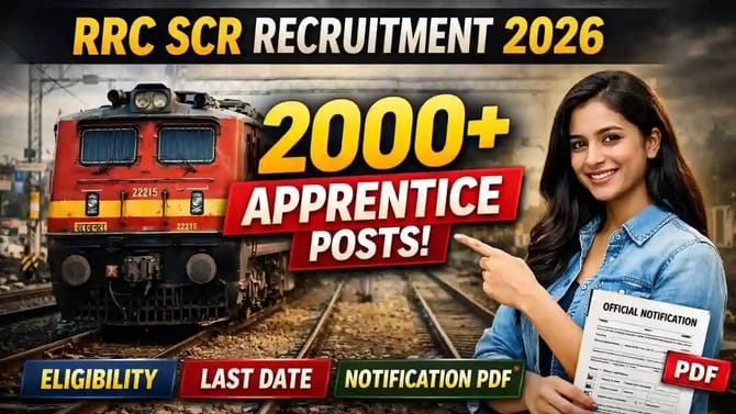 ರೈಲ್ವೆ ನೇಮಕಾತಿ; 2801 ಅಪ್ರೆಂಟಿಸ್ ಹುದ್ದೆಗಳಿಗೆ ಅರ್ಜಿ ಆಹ್ವಾನ