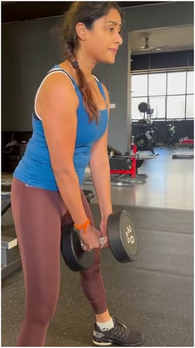 ವರ್ಕೌಟ್ ವಿಡಿಯೋ ಹಂಚಿಕೊಂಡ ಸಂಗೀತಾ ಶೃಂಗೇರಿ