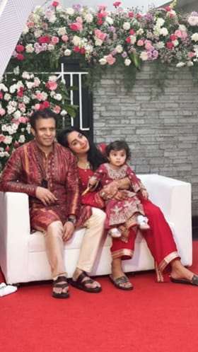 ಕುಟುಂಬದ ವಿಡಿಯೋ ಶೇರ್ ಮಾಡಿ ಈದ್ ಶುಭಾಶಯ ಕೋರಿದ ಸಂಜನಾ