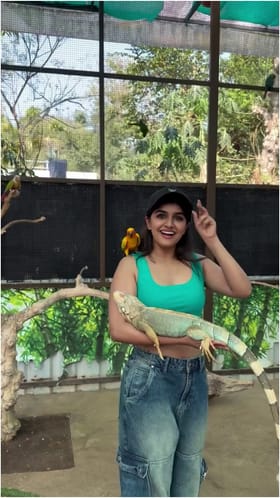 ಪ್ರಾಣಿಗಳ ಕಂಡು ಬೆಚ್ಚಿದ ಸಂಜನಾ ಆನಂದ್