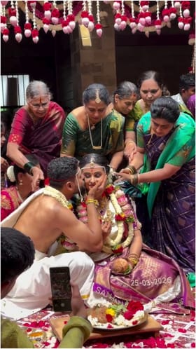 ಸಂಜನಾ ಬುರ್ಲಿಗೆ ಸಮರ್ಥ್ ತಾಳಿ ಕಟ್ಟಿದ ಕ್ಷಣ; ಸೂಪರ್