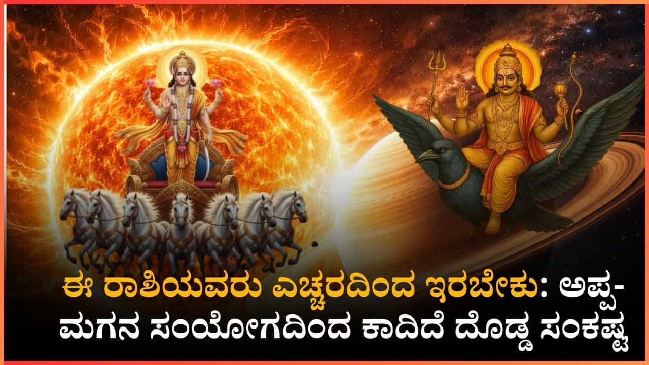 ಅಪ್ಪ -ಮಗನ ಸಂಯೋಗದಿಂದ ಈ ರಾಶಿಯವರಿಗೆ ಕಾದಿದೆ ಬಹುದೊಡ್ಡ ಕಂಟಕ ಅಪ್ಪ -ಮಗನ ಸಂಯೋಗದಿಂದ ಈ ರಾಶಿಯವರಿಗೆ ಕಾದಿದೆ ಬಹುದೊಡ್ಡ ಕಂಟಕ
