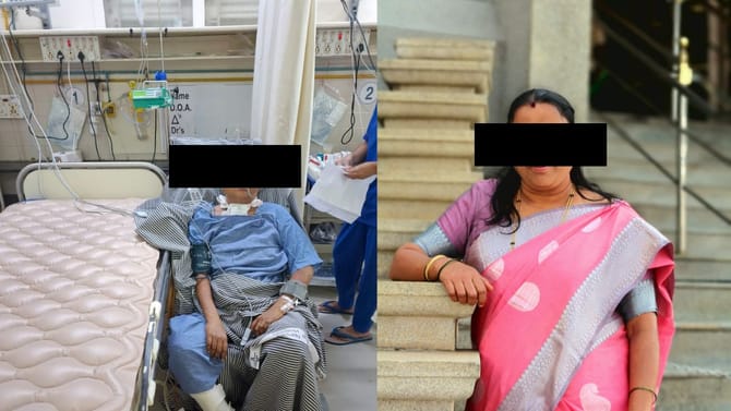 ಶಿವಮೊಗ್ಗ ಖಾಸಗಿ ಆಸ್ಪತ್ರೆ ಎಡವಟ್ಟು?