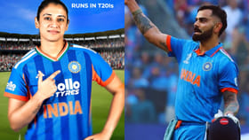 ಅತಿ ಹೆಚ್ಚು ಪ್ರಶಸ್ತಿ; ಕಿಂಗ್ ಕೊಹ್ಲಿ ದಾಖಲೆ ಸರಿಗಟ್ಟಿದ ಸ್ಮೃತಿ ಮಂಧಾನ