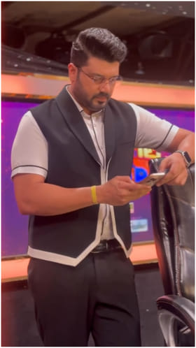 ಗಿಚ್ಚಿ ಗಿಲಿಗಿಲಿ ಶೋಗಾಗಿ ಸೃಜನ್ ಸ್ಟೈಲಿಶ್ ಲುಕ್