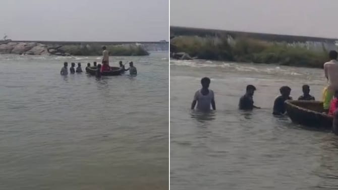 ತುಂಗಭದ್ರಾ ನದಿಯಲ್ಲಿ ಸ್ನಾನಕ್ಕೆ ತೆರಳಿದ್ದ ಒಂದೇ ಕುಟುಂಬದ ನಾಲ್ವರು ಸಾವು