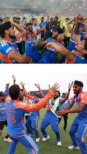 ಟೀಮ್ ಇಂಡಿಯಾ ಭರ್ಜರಿ ಡ್ಯಾನ್ಸ್