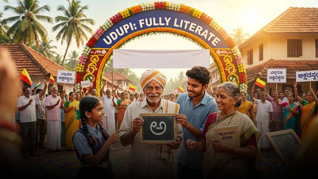 ಫಲಕೊಟ್ಟ ವಯಸ್ಕರ ಶಿಕ್ಷಣ ಅಭಿಯಾನ: ಉಡುಪಿ ಶೀಘ್ರವೇ ಪೂರ್ಣ ಸಾಕ್ಷರ ಜಿಲ್ಲೆ; ಘೋಷಣೆಯೊಂದೇ ಬಾಕಿ ಫಲಕೊಟ್ಟ ವಯಸ್ಕರ ಶಿಕ್ಷಣ ಅಭಿಯಾನ: ಉಡುಪಿ ಶೀಘ್ರವೇ ಪೂರ್ಣ ಸಾಕ್ಷರ ಜಿಲ್ಲೆ; ಘೋಷಣೆಯೊಂದೇ ಬಾಕಿ