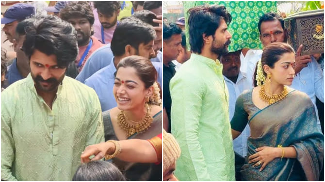 ಮದುವೆ ಬಳಿಕ ಊರಿಗೆ ಬಂದ ವಿಜಯ್ ದೇವರಕೊಂಡ, ರಶ್ಮಿಕಾಗೆ ಭರ್ಜರಿ ಸ್ವಾಗತ