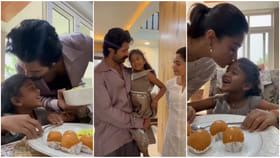 ಮುನಿಸಿಕೊಂಡ ಬಾಲಕಿಯನ್ನು ಮನೆಗೆ ಕರೆಸಿ ಊಟ ಬಡಿಸಿದ ರಶ್ಮಿಕಾ ಮಂದಣ್ಣ, ವಿಜಯ್