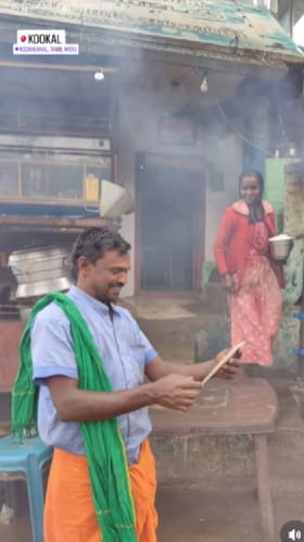 ಬಡ ದಂಪತಿಯ ಮುಖದಲ್ಲಿ ನಗು ಮೂಡಿಸಿದ ಅದ್ಭುತ ಕಲಾವಿದ