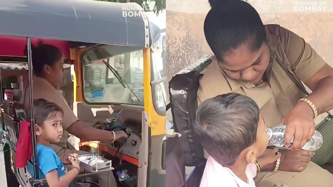 ವಿಡಿಯೋ: ಬದುಕು ನಿತ್ಯ ನಿರಂತರ ಹೋರಾಟ; ಪುಟ್ಟ ಕಂದಮ್ಮನನ್ನು ಪಕ್ಕದಲ್ಲಿ ಕೂರಿಸಿಕೊಂಡು ಆಟೋ ಓಡಿಸುವ ಮಹಿಳೆ