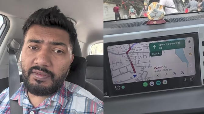 ಟ್ರಾಫಿಕ್‌ನಲ್ಲಿ ಸಿಲುಕಿ ಕಹಿ ಅನುಭವ ಹಂಚಿಕೊಂಡ ಬೆಂಗಳೂರಿನ ವ್ಯಕ್ತಿ