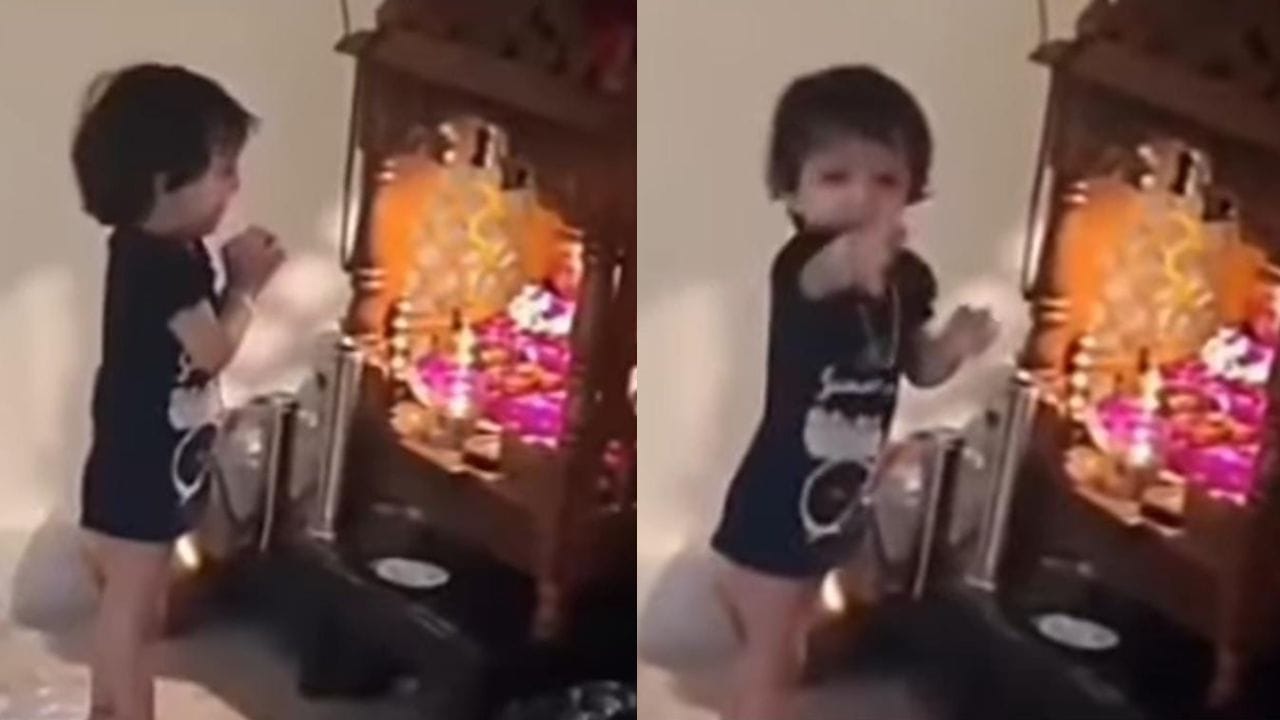 ವಿಡಿಯೋ: ಅಮ್ಮ ಬೈದದ್ದಕ್ಕೆ ದೇವರ ಮುಂದೆ ದೂರು ನೀಡಿದ ಪುಟಾಣಿ