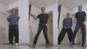 ಮಗಳ ರೀಲ್ಸ್ ನಡುವೆ ಎಂಟ್ರಿ ಕೊಟ್ಟ ತಂದೆಯ ಚಿಂದಿ ಮೂನ್‌ ವಾಕ್‌ ಸ್ಟೆಪ್‌ 