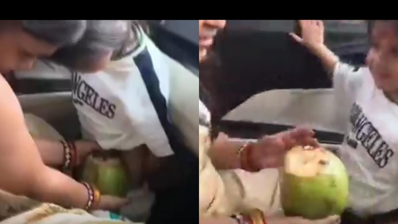 Video: ಎಳನೀರಿನ ಗೆರಟೆಯಲ್ಲಿ ಮಗನಿಂದ ಮೂತ್ರ ಮಾಡಿಸಿ ರಸ್ತೆಗೆ ಎಸೆದ ಮಹಿಳೆ