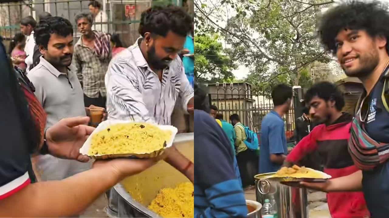 Video: ಮೈಸೂರಿನ ಬೀದಿಯಲ್ಲಿ ಬಿರಿಯಾನಿ ಸವಿದು ಸ್ಥಳೀಯರ ಆತಿಥ್ಯಕ್ಕೆ ಮನಸೋತ ವಿದೇಶಿಗ Video: ಮೈಸೂರಿನ ಬೀದಿಯಲ್ಲಿ ಬಿರಿಯಾನಿ ಸವಿದು ಸ್ಥಳೀಯರ ಆತಿಥ್ಯಕ್ಕೆ ಮನಸೋತ ವಿದೇಶಿಗ
