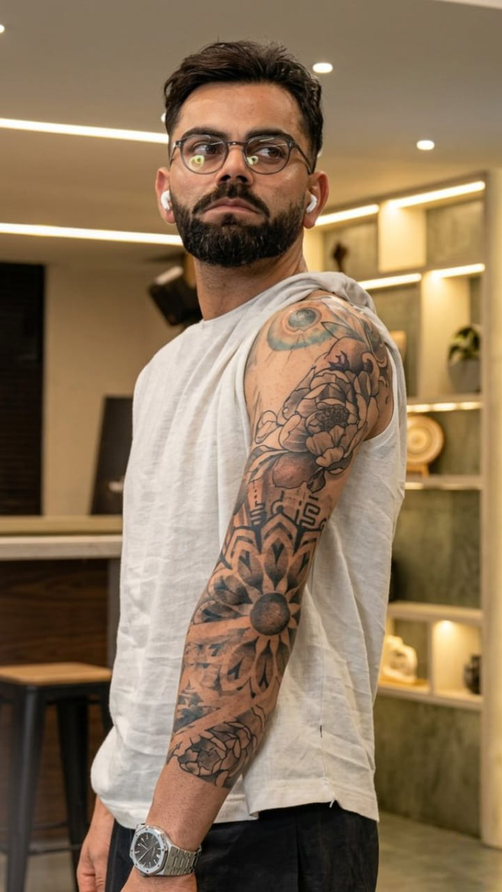 ಕಿಂಗ್ ಕೊಹ್ಲಿ ಕೈ ಮೇಲೆ ಮೂಡಿತು ಹೊಸ ಟ್ಯಾಟೂ