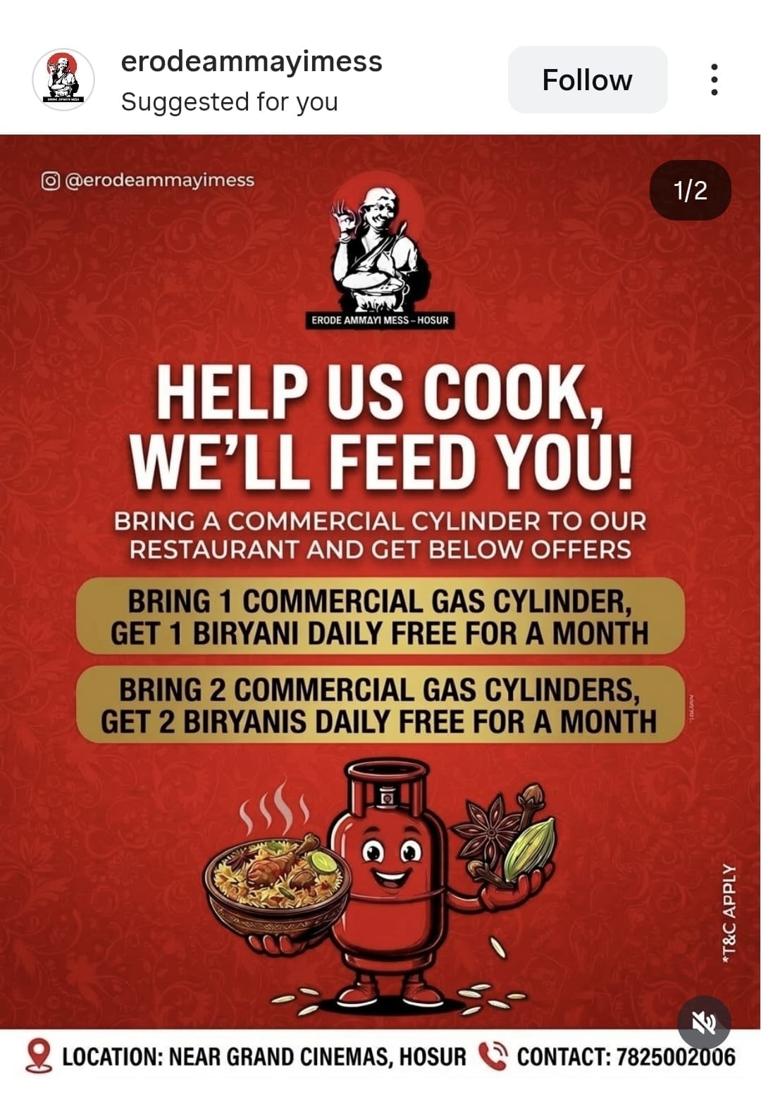 Free Biryani for a Month! Hosur Hotel Offers Unique Deal Amid Commercial LPG Shortage; Check Details