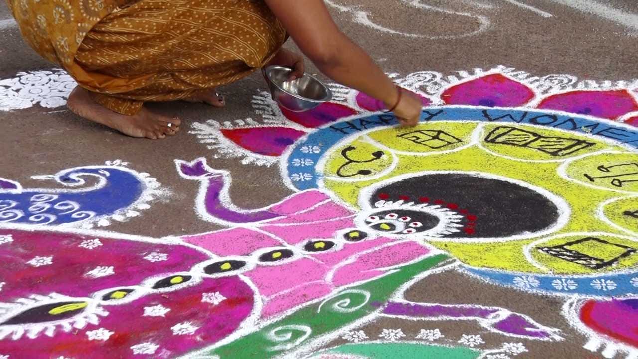 Women's Day Rangoli (4)