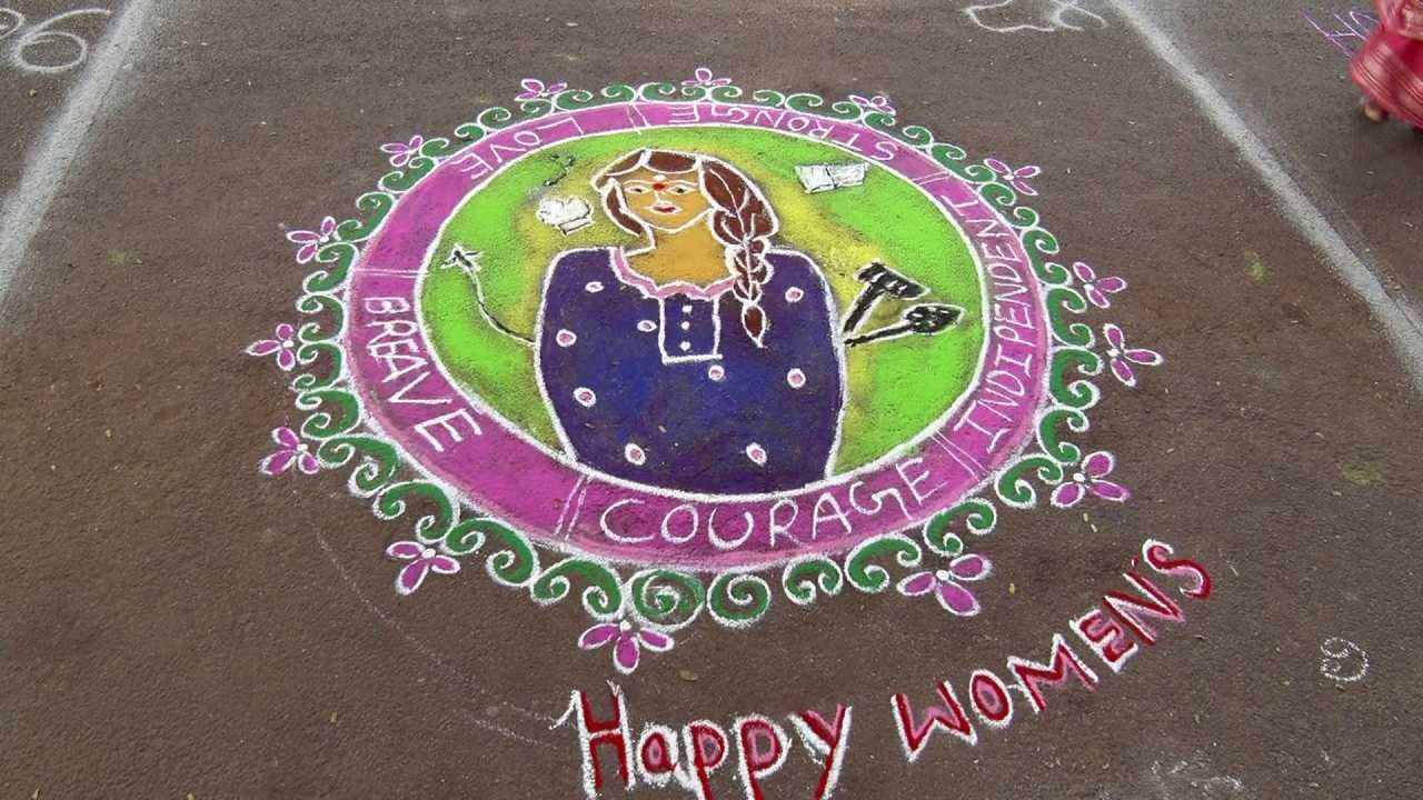 Women's Day Rangoli (6)