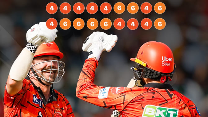 ಪವರ್‌ಪ್ಲೇನಲ್ಲಿ ಶತಕ; ಮತ್ತೊಂದು ದಾಖಲೆ ಬರೆದ ಅಭಿ- ಹೆಡ್