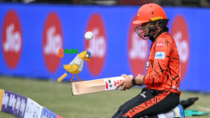 ಐಪಿಎಲ್ ವೃತ್ತಿಜೀವನದ ಮೊದಲ ಗೋಲ್ಡನ್ ಡಕ್; ಅನಗತ್ಯ ದಾಖಲೆ ಬರೆದ ಅಭಿಷೇಕ್ ಐಪಿಎಲ್ ವೃತ್ತಿಜೀವನದ ಮೊದಲ ಗೋಲ್ಡನ್ ಡಕ್; ಅನಗತ್ಯ ದಾಖಲೆ ಬರೆದ ಅಭಿಷೇಕ್