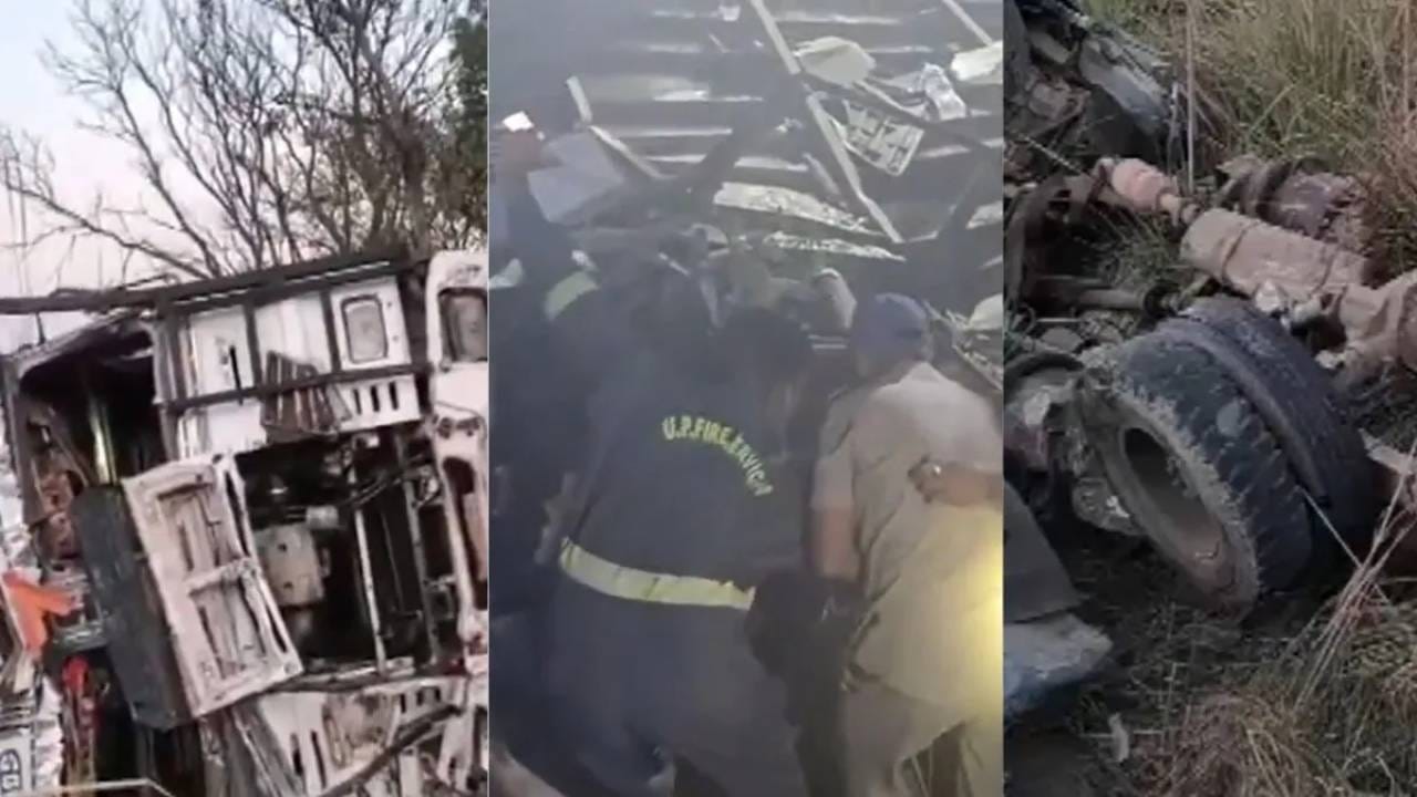 ಹಾಪುರದಲ್ಲಿ ಭೀಕರ ರಸ್ತೆ ಅಪಘಾತ: ಬಸ್ ಮತ್ತು ಟ್ರಕ್ ನಡುವೆ ಮುಖಾಮುಖಿ ಡಿಕ್ಕಿ, ಆರು ಮಂದಿ ಸಾವು, ಹಲವರ ಗಂಭೀರ ಸ್ಥಿತಿ