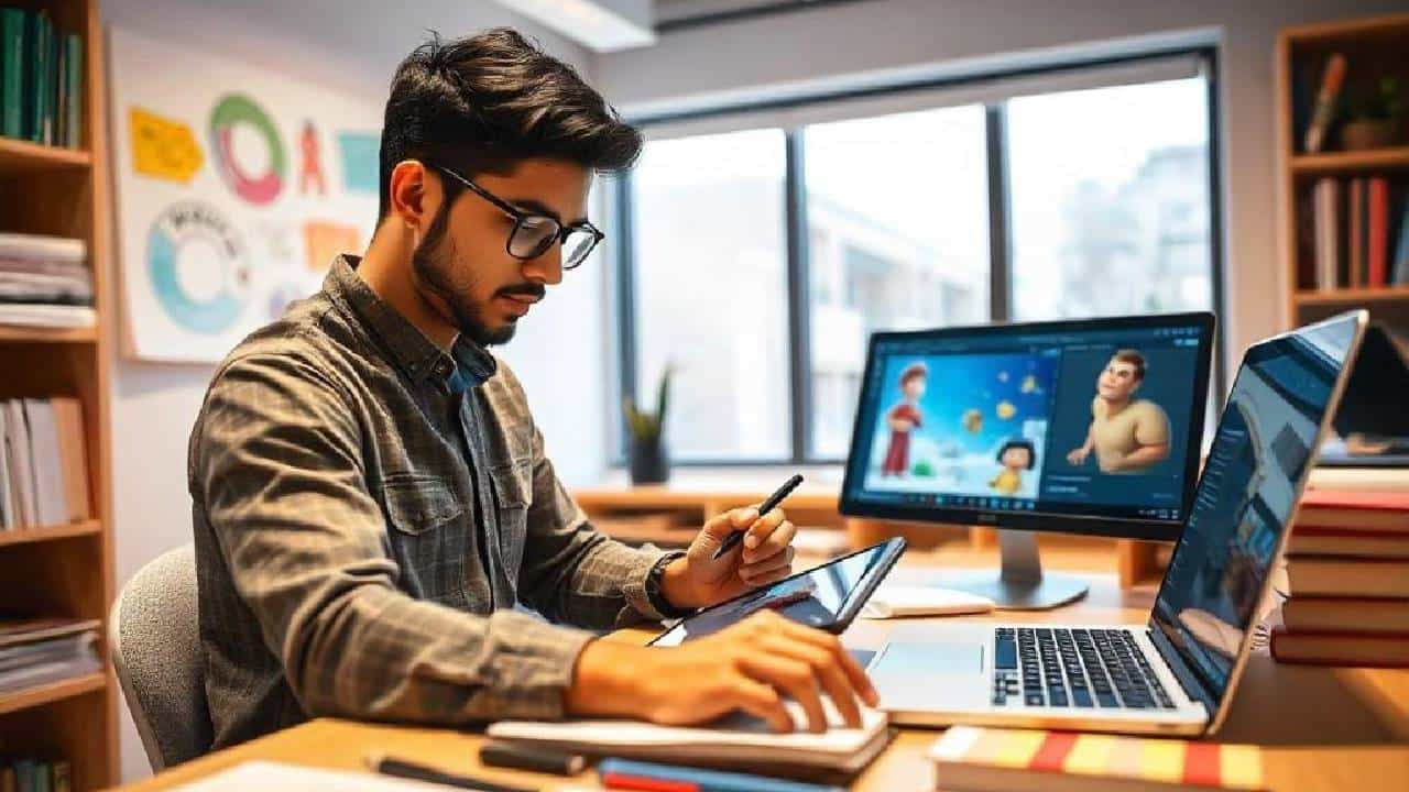 Animation Career Guide: ಉತ್ತಮ ಗಳಿಕೆಯ ಅನಿಮೇಷನ್ ಲೋಕದಲ್ಲಿ ವೃತ್ತಿಜೀವನ ಶುರು ಮಾಡುವುದು ಹೇಗೆ? ಮಾಹಿತಿ ಇಲ್ಲಿದೆ Animation Career Guide: ಉತ್ತಮ ಗಳಿಕೆಯ ಅನಿಮೇಷನ್ ಲೋಕದಲ್ಲಿ ವೃತ್ತಿಜೀವನ ಶುರು ಮಾಡುವುದು ಹೇಗೆ? ಮಾಹಿತಿ ಇಲ್ಲಿದೆ