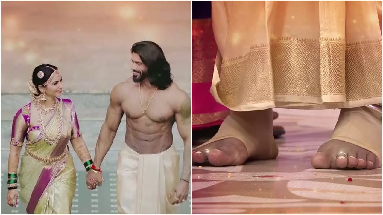 ಕಾಲುಂಗರ ಹಾಕಿಕೊಳ್ತಾರೆ ನಟಿ ರಜಿನಿ ಪತಿ ಅರುಣ್ ಕಾಲುಂಗರ ಹಾಕಿಕೊಳ್ತಾರೆ ನಟಿ ರಜಿನಿ ಪತಿ ಅರುಣ್