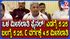 ಒಳ ಮೀಸಲಾತಿ ಗೊಂದಲಕ್ಕೆ ತೆರೆ ಎಳೆದ ರಾಜ್ಯ ಸರ್ಕಾರ