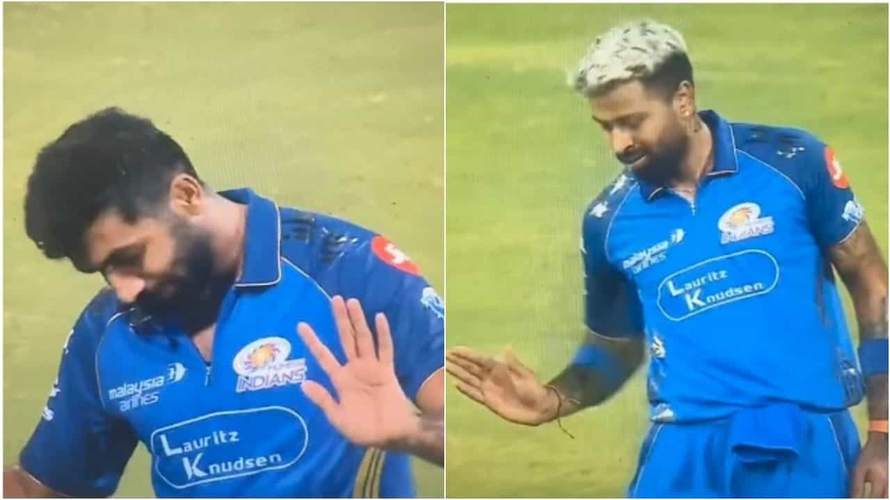 ಮೈದಾನದಲ್ಲೇ ಕಿತ್ತಾಡಿಕೊಂಡ ಹಾರ್ದಿಕ್-ಬೂಮ್ರಾ ಮೈದಾನದಲ್ಲೇ ಕಿತ್ತಾಡಿಕೊಂಡ ಹಾರ್ದಿಕ್-ಬೂಮ್ರಾ