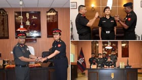 ಬೆಂಗಳೂರಿನ MEGತರಬೇತಿ ಬೆಟಾಲಿಯನ್ ಮುನ್ನಡೆಸುತ್ತಿರುವ ಮೊದಲ ಮಹಿಳಾ ಅಧಿಕಾರಿ