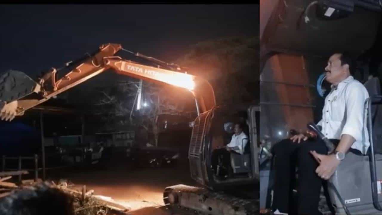 ಜೆಸಿಬಿಯಿಂದ ಕಟ್ಟಡಗಳ ನೆಲಸಮ: ಕರಾವಳಿಯಲ್ಲಿ ಬುಲ್ಡೋಜರ್ ಬಾಬಾ ಆದ ಕಾಂಗ್ರೆಸ್ ಶಾಸಕ