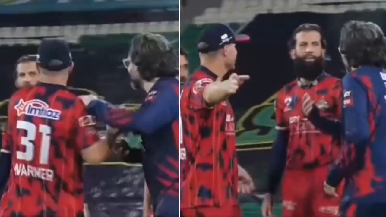 PSL 2026: ಪಾಕ್ ಸೂಪರ್ ಲೀಗ್‌ನಲ್ಲಿ ಆಟಗಾರರ ಮಧ್ಯಯೇ ಗಲಾಟೆ: ವಾರ್ನರ್-ಇನ್ನೋರ್ವ ಪ್ಲೇಯರ್ ಮಧ್ಯೆ ಫೈಟ್