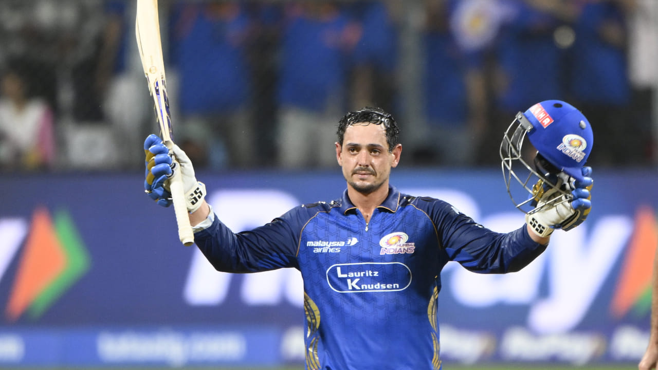 ಕ್ವಿಂಟನ್ ಡಿ ಕಾಕ್ ಟಿ20 ಕ್ರಿಕೆಟ್ನಲ್ಲಿ ತಮ್ಮ 9 ನೇ ಶತಕವನ್ನು ಬಾರಿಸಿದ್ದಾರೆ. ಇದರ ಜೊತೆಗೆ ಡಿ ಕಾಕ್ ಟಿ20 ಇತಿಹಾಸದಲ್ಲಿ ಅತಿ ಹೆಚ್ಚು ಶತಕಗಳನ್ನು ಸಿಡಿಸಿದ ವಿಕೆಟ್ ಕೀಪರ್-ಬ್ಯಾಟ್ಸ್ಮನ್ ಕೂಡ. ಹಾಗೆಯೇ ಈ ಶತಕದ ಮೂಲಕ ಡಿ ಕಾಕ್ ಟಿ20 ಶತಕಗಳ ವಿಷಯದಲ್ಲಿ ವಿರಾಟ್ ಕೊಹ್ಲಿ, ರಿಲೀ ರುಸ್ಸೋ ಮತ್ತು ಸಾಹಿಬ್ಜಾದಾ ಫರ್ಹಾನ್ ಅವರನ್ನು ಸರಿಗಟ್ಟಿದ್ದಾರೆ.